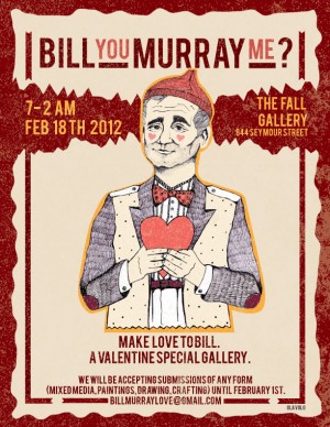 Bill Murray art show